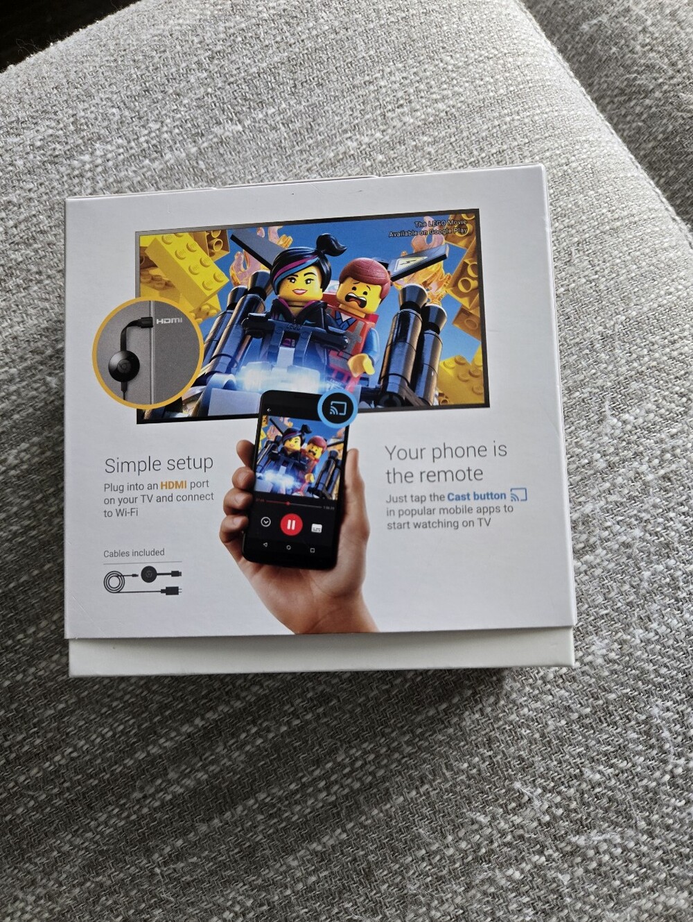 google White Accessory Box with Barcode Label - Picture 3 of 6